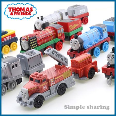 Thomas And Friends Train Track Set  James Duke Petcy Henry 1:43 Alloy Magnetic Trains Carriage Model Kid Educational Toys