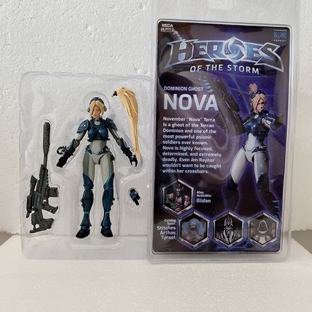 Heroes Of The Storm The Betrayer Illidan Figure Dominion Ghost Nova Action Figure Collectable Model Toy