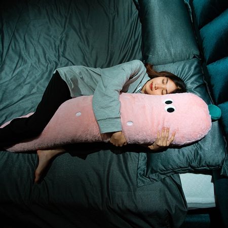 100/140CM Cartoon Fruits Plush Long Sleep Pillows Stuffed Soft Lovely Carrot Cactus Strawberry Plush Toys Cute Doll Home Decor