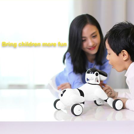 Toy Dog 1803 Voice &App Controlled Robot AI Dog  Bluetooth Connection  Touch Motion Smart Electronic AI Pet Dog Toy For Children