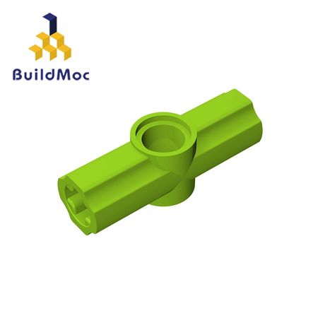 BuildMOC Compatible Assembles Particles 32034 42134 Axle Pin Connector Angled #2 180 degrees For Building Blocks Parts DIY Toys