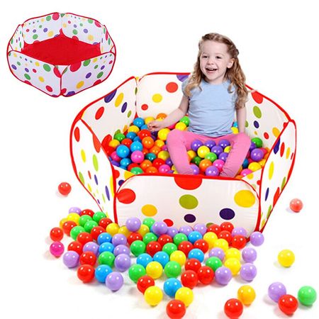 Ocean Ball Pool Children's Game Indoor Baby Playground Playpen Kids Ball Pool For Baby Hexagon Colorful Kids Safety Barrier