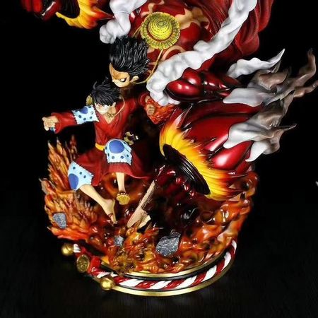 One Piece GK Gear fourth Monkey D. Luffy PVC Model Anime Collection 52cm Over Size action figure Toys