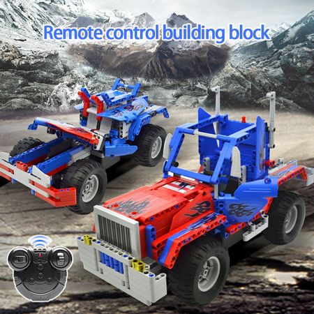 531PCS RC Truck Optimus Prime MOC Building Blocks Technic Remote Control Off-Road Trucks Bricks Toys for Children Boys