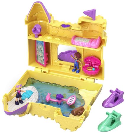 Polly Pocket toys 11styles Hidden World Mini Scene Girls Go Home Original Toys for Children Little Mermaid Kids Toy Nesting Doll