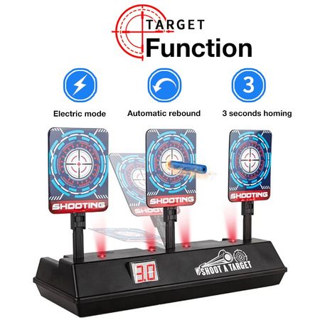 Electric Target DIY High Precision Scoring Auto Reset Electric Target For Nerf gun accessories Toys for outdoor fun sport Toy