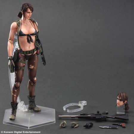 PLAY ARTS 27cm Metal Gear Quiet Action Figure Model Toys