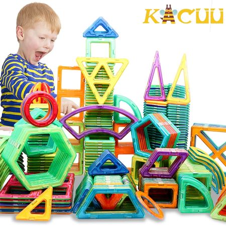 86pcs Big Size Magnetic Constructor Set Kids Magnetic Designer Model & Magnent Toy educational toys for children Gifts