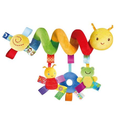 Toys For Baby Stroller Cute Animal Activity Spiral Crib Stroller Car Seat Travel Hanging Toys Colorful Newborn Baby Rattles Toy