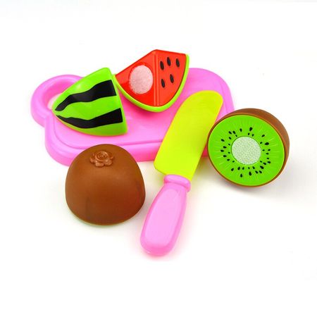 Children Kitchen Pretend Play Toys Cutting Fruit Vegetable Food Miniature Play Do House Education Toy Gift for Girl KidSurwish