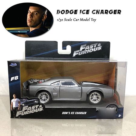 1:32 Fast and Furious Cars Dom's Dodge Ice Charger Collector Edition Simulation Metal Diecast Model Cars Kids Toys Gifts