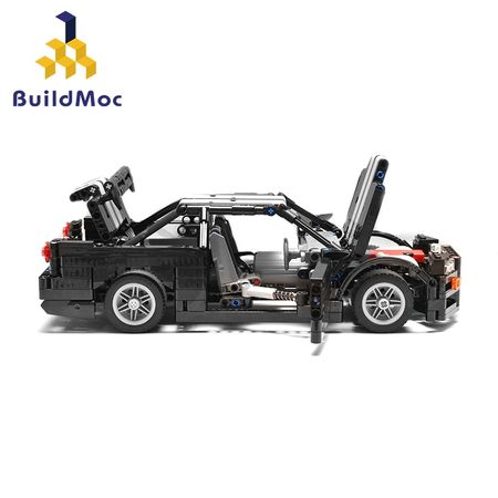 BuildMoc Skyline R34 Endurance sports car building block Technic Racing Car 23809 MOC model bricks toys boys