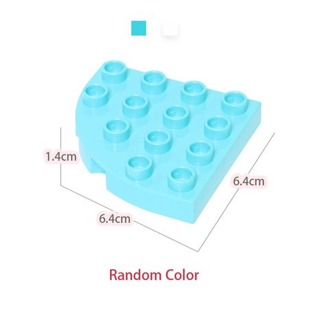 Big Size DIY Building Block Parts Classic Piece Set Dot Accessories Blocks Brick Toys For Children