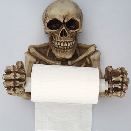 Wall-mounted Skeleton Kitchen Paper Towel Holder Self-adhesive Accessories Roll Paper Holder Paper Towel Holder Bathroom Toilet