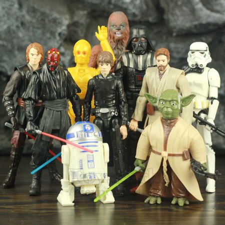 Star SW Luke Anakin Obi Wan Darth Maul Master Skywalker C-3PO R2-D2 Vader Trooper 6