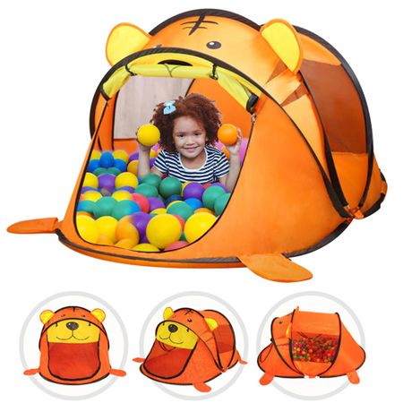 Portable Children's Tent Cartoon Wigwam For Children Kids Play House Outdoors Large Tent Pop Up Toy Tents Indoor Ball Pool Pit