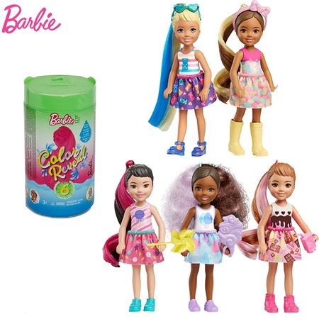 Original Barbie Color Reveal Blind Box Barbie Dolls with Accessories Clothes Toys for Girls Bjd Doll DIY Water Surprise Juguetes
