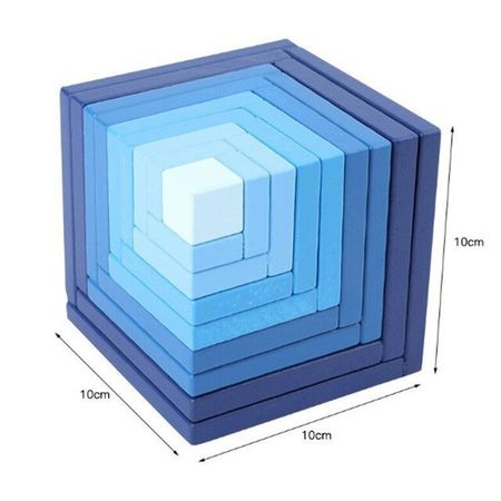Blue cube 40pcs