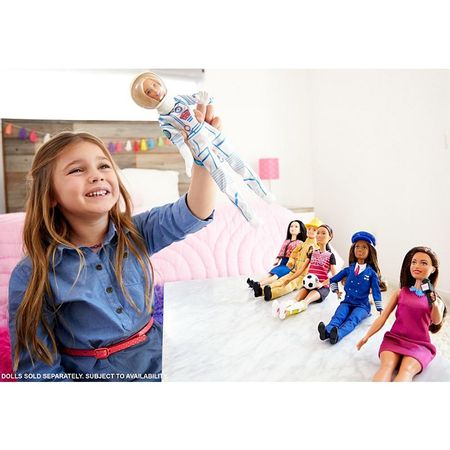 Original Barbie Firefighter Dolls Inspiring Barbie Fashionistas Dolls for Girls Career Suit Toys for Girls Kid Toys for Children