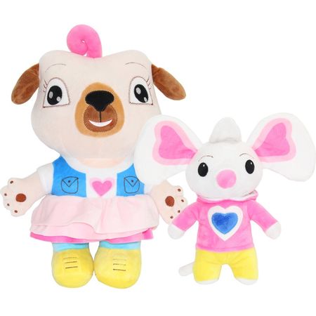 1pcs 20-30cm Chip And Potato Plush Toys Doll Cartoon Pug Dog and Mouse Plush Toys Soft Stuffed Anime Toys for  Christmas Gifts