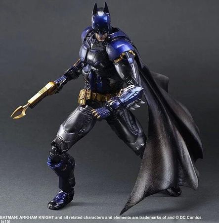 PLAY ARTS 27cm Batman : Arkham Knight Special Blue Black Version Action Figure Model Toys