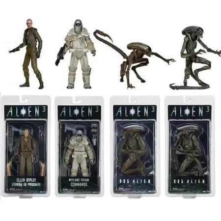 Aliens 3 Series 8 Weyland Yutani Commando Dog Alien Ellen Ripley Fiorina 161 Prisoner Action Figures Aliens vs Predator Toys