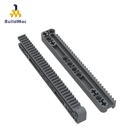 BuildMOC 18942 rack chute assembly inner part brick Technic Changeover Catch For Building Blocks Parts DIY Educational Tech Toys