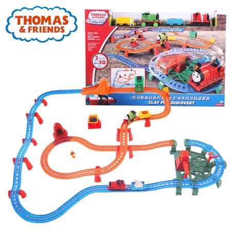 Thomas & Friends Matel Series Mini Car Toy Magnetic Electric Train Track Brinquedos Clay Pits Discovery Funny Thomas Toy For Kid