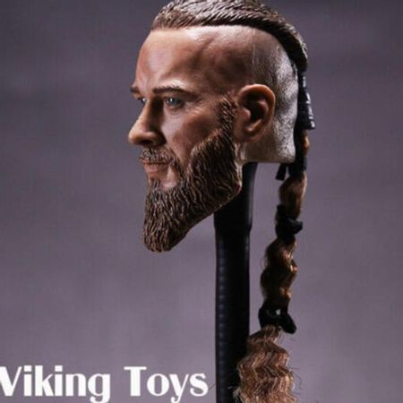 Ares Toys 1/6 Scale Viking Head Sculpt Viking Legend Head Carving F 12'' HT Body 