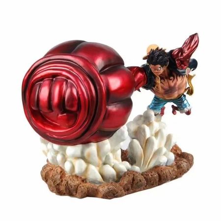 One Piece GK the Bound Man with Big Hand Luffy Statue Figure Model Toys