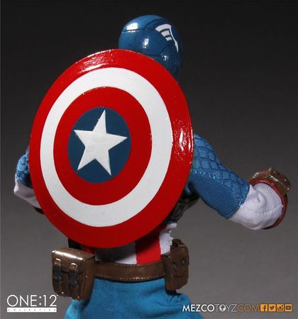 MEZCO Marvel Captain America  Version One:12 Collective  BJD Action Figure Toys