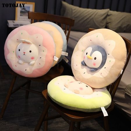 Cute peluche Donut Pink Pig Shiba Inu kawaii plush Cushion Cartoon Animal Cushion coussin pluszaki home decoration Holiday Gift