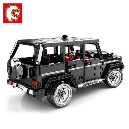 Fit Lepining Technic Series Sembo MOC Benz SUV G500 AWD Wagon Car Model Kit Building Blocks Educational Toys For Children Gifts