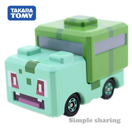 Takara Tomy Tomica Pokemon Quest P-02 Bulbasaur Fushigidane Car Hot Pop Kids Toys Motor Vehicle Diecast Metal Model