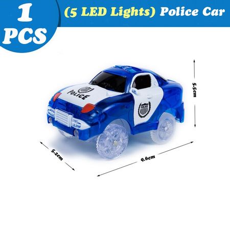 Racing Track Set Race Track with Car Assembly Flexible Glowing Tracks Vehicle Toys Children Kids Gifts