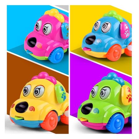Children Classic Toys Vintage Plastic Vehicle Cartoon Clockwork Small Car Wind Up Toy for Baby Kids Game s