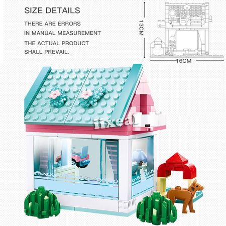Wedding Series Building Blocks Fit Lego Cottage Garden Cabin Figures Bricks Educational Model Kid Toys for Children Construction