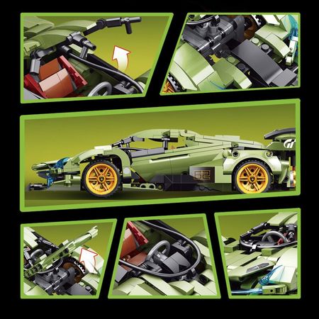 Creativity Toy legoINGlys City Technic Racing Sports Car Building Blocks Model Race Sports Car Bricks Boy Kids Toy Friend Gift