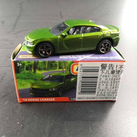 2019 Matchbox Car 1:64 Sports Car 18 DODGE CHARGER Metal Material Body Race Car Collection Alloy Car Gift