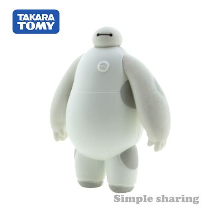 Takara Tomy Tomica Baymax Figure Metal Model Kit Anime Baby Toys Diecast Hot Bauble Miniature Kids Doll