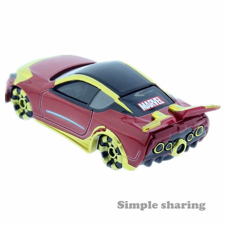 Takara Tomy Tomica Marvel TUNE Evo 4.0 Iron Man Elixion Zeeta Motors Car DieCast Baby Toys Kids Roadster Mould Collectibles