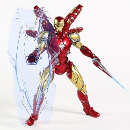 Genuine Avengers Endgame Iron Man Mark 85 Light Up Action Figure Collectible Model Toy