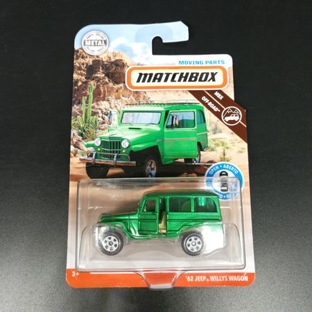 2019  Matchbox Car 1:64 Sports 62 JEEP WILLYS WAGONX Metal Material Body Race Car Collection Alloy Car Gift