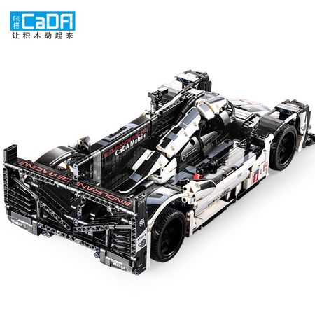 Cada Technic Series MOC RC Endurance Racing Car Model Kit Building Blocks Remote Control Vehicle Educational Toys for Children