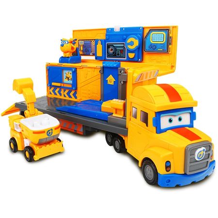 Genuine AULDEY Dapeng Airport, Deformation Robot Toys, Uncle Carl Rescue Car and Dayong Fire Truck Toy Car Give Children Gifts