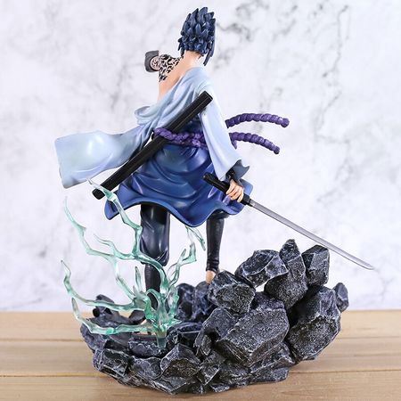 Anime Naruto Shippuden GK Uchiha Sasuke Amaterasu raisetsu Kakashi WSD Collectible Model PVC Action Figure Collection Toys