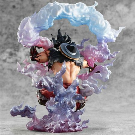 Anime One Piece Monkey D Luffy Snake Man Gear Fourth PVC Action Figure Toy