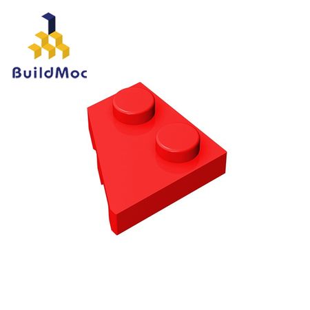 BuildMOC Compatible Assembles Particles 24299 2x2 (Left) For Building Blocks DIY LOGO Educational High-Tech Spare Toys