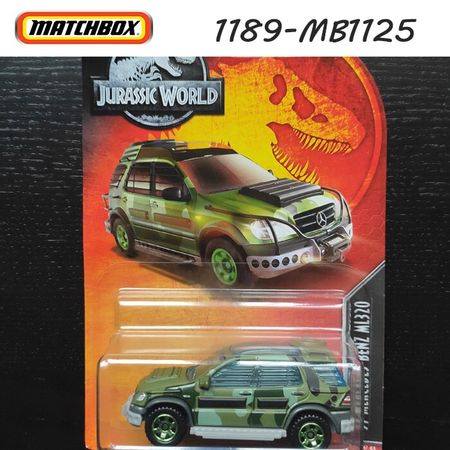 Original Matchbox Car 2018 Jurassic World Toy Car Jurassic Park Series Model Car Collection Hot Toys for Boys Kids Gift