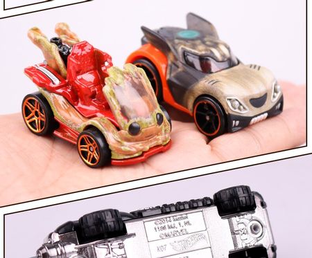 Hot Wheels Car Models Toys for Boys Movie Series Role Car Five 5 Pack Hotwheels Collection Toys for Kids Alloy Car Set Juguetes
